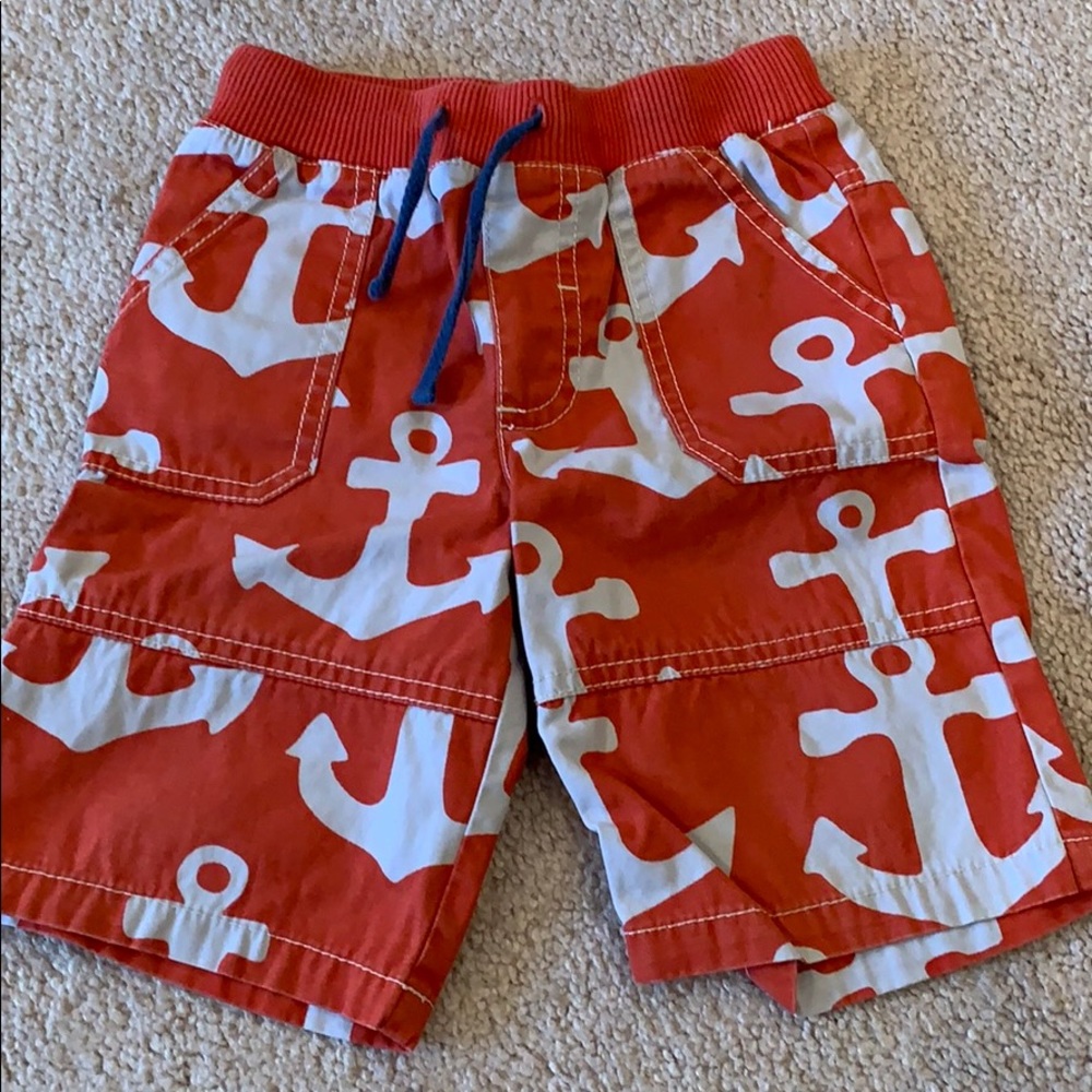 Never been worn baby Boden anchor shorts